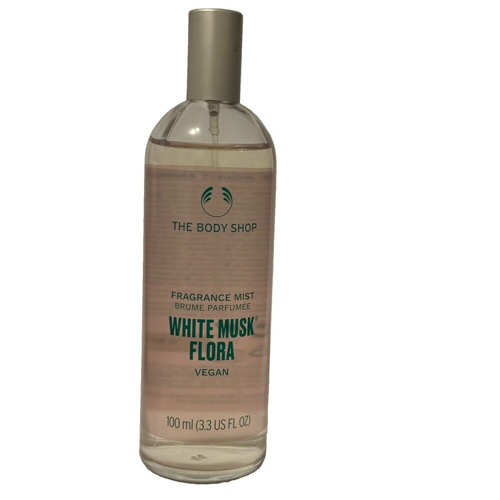 The Body Shop White Musk Flora Fragrance Mist 3.3 fl oz / 100ml VEGAN NEW